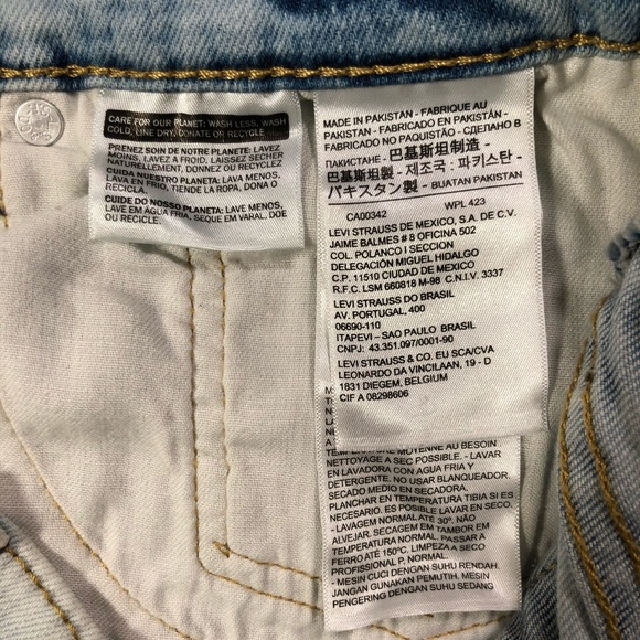 Levi’s 511 Slim cut off Shorts - Picture 7 of 12